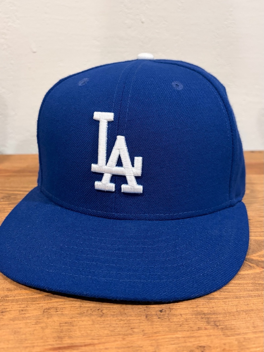 New Era 59Fifty Men’s Dodgers Blue fitted cap with white LA logo